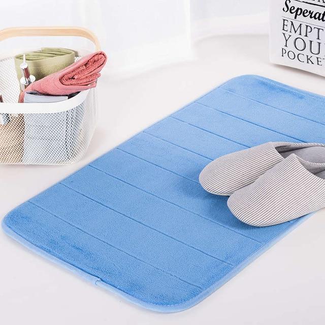 Tapis De Salle De Bain En Mousse Viscoélastique Antidérapant