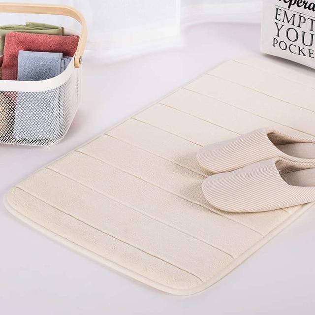 Tapis De Salle De Bain En Mousse Viscoélastique Antidérapant