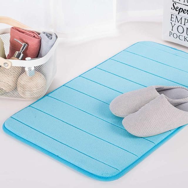 Tapis De Salle De Bain En Mousse Viscoélastique Antidérapant