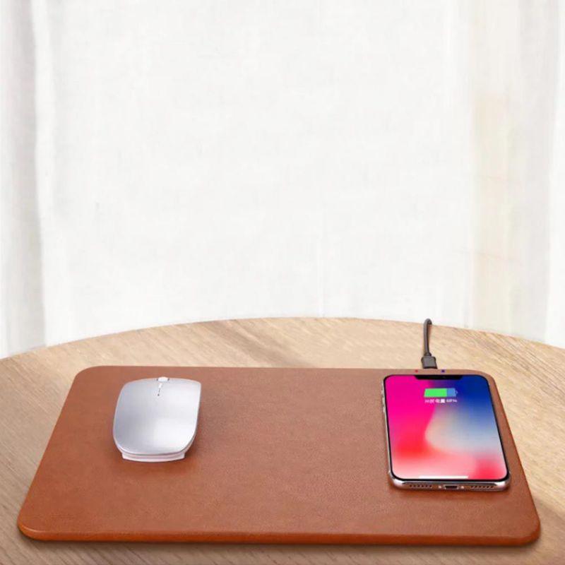 Tapis De Souris De Chargement Sans Fil Qi