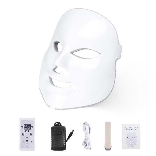 Masque Pour Le Visage À 7 Couleurs Thérapie À La Led-Anti-Âge-Rajeunissement Des Soins De La Peau