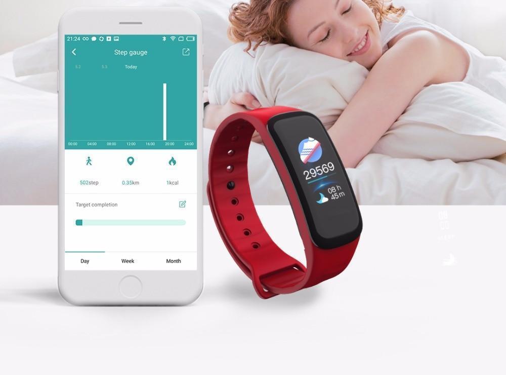 Fitness Tracker Étanche-Montre Intelligente-Bracelet Intelligent