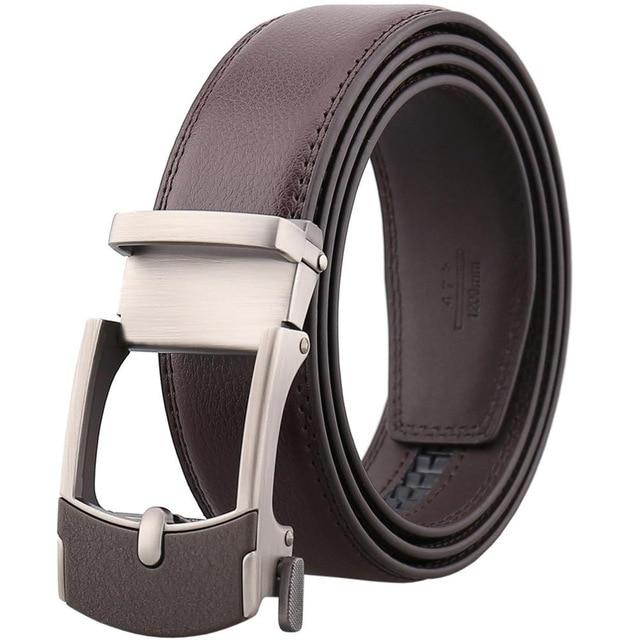 Ceinture En Cuir À Mécanisme De Boucle Réglable Pour Homme