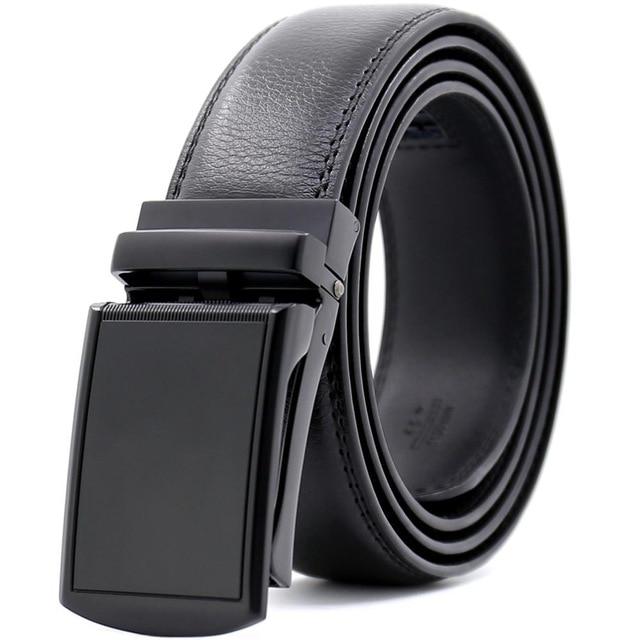 Ceinture En Cuir À Mécanisme De Boucle Réglable Pour Homme