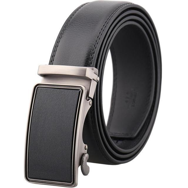 Ceinture En Cuir À Mécanisme De Boucle Réglable Pour Homme