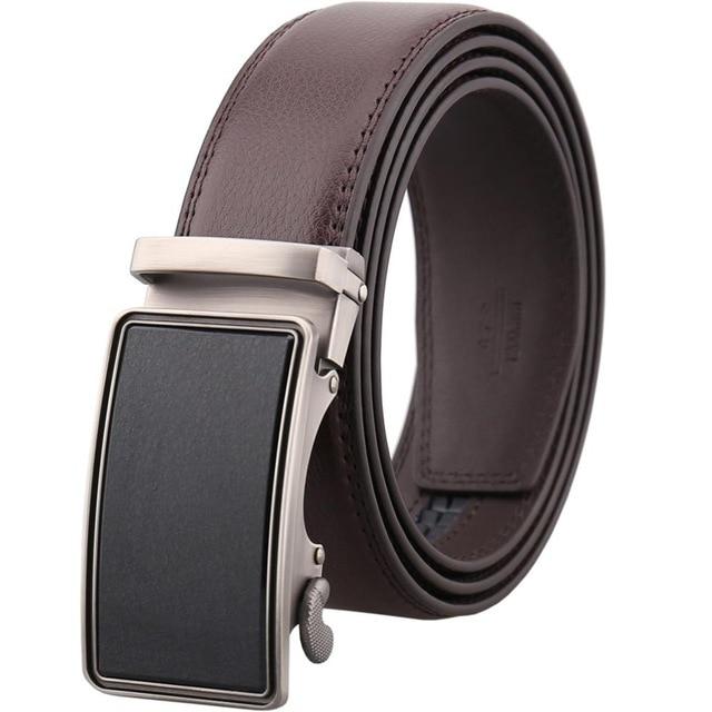 Ceinture En Cuir À Mécanisme De Boucle Réglable Pour Homme