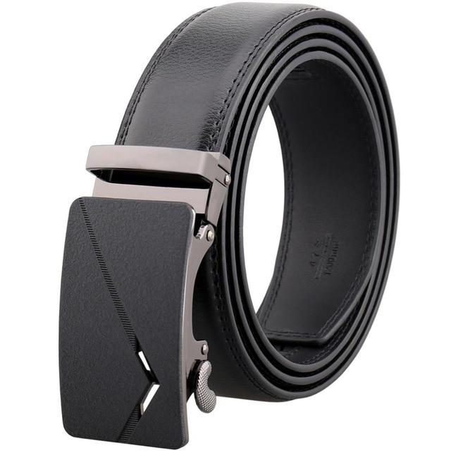Ceinture En Cuir À Mécanisme De Boucle Réglable Pour Homme