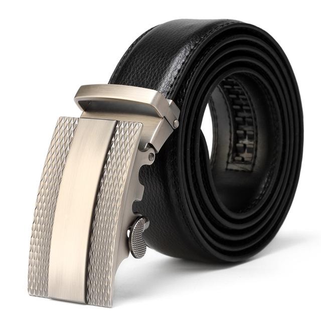 Ceinture En Cuir À Mécanisme De Boucle Réglable Pour Homme