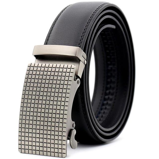 Ceinture En Cuir À Mécanisme De Boucle Réglable Pour Homme