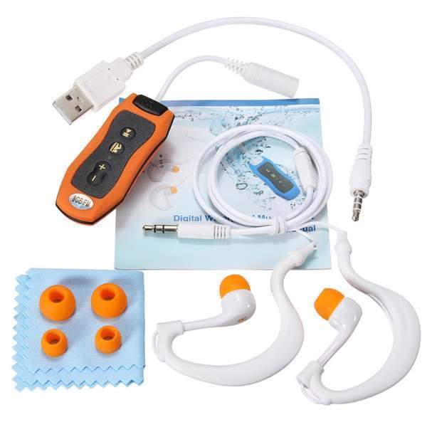Lecteur Mp3 Étanche Casque De Natation Sous-Marine Lecteur De Musique Et De Radio