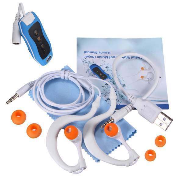 Lecteur Mp3 Étanche Casque De Natation Sous-Marine Lecteur De Musique Et De Radio