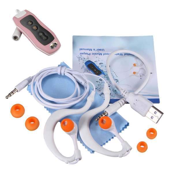 Lecteur Mp3 Étanche Casque De Natation Sous-Marine Lecteur De Musique Et De Radio