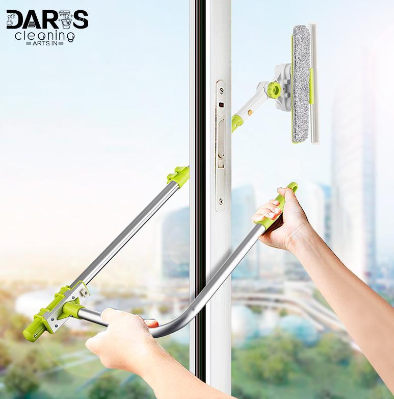 Vadrouille À Plancher À Vaporiser À 360 Degrés Avec Tampons Réutilisables En Microfibre