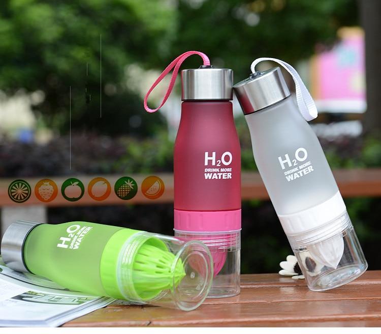 Bouteille D'Eau Pour Infusion De Fruits H2O 650Ml