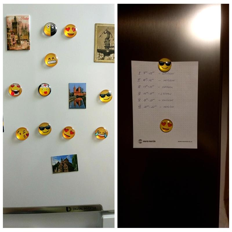 Smiley Emoji Aimant De Réfrigérateur