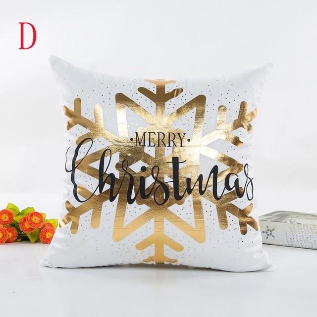 Taie D'Oreiller Paillettes Joyeux Noël
