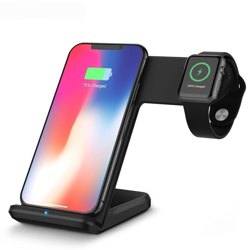 Pad De Chargeur Sans Fil 2 En 1