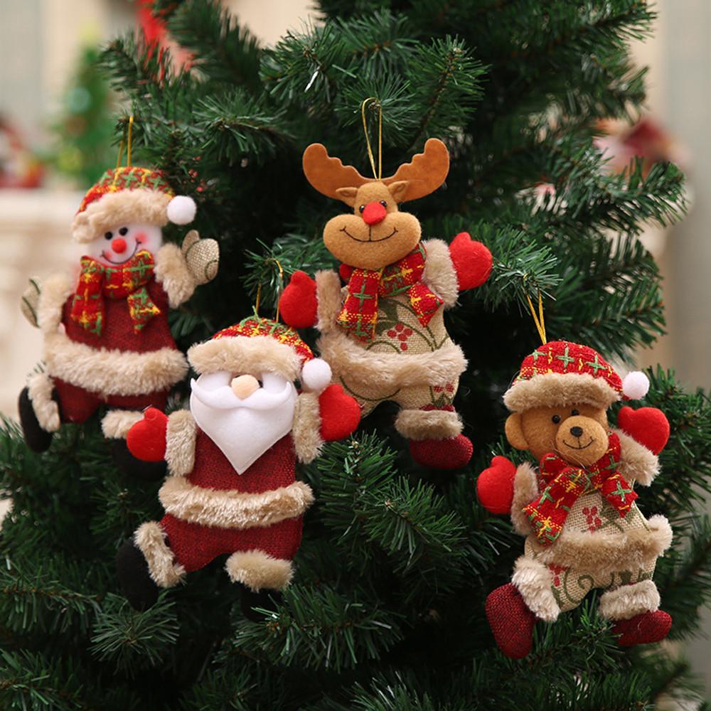 Ornements De Noël Cadeau De Noël Arbre De Bonhomme De Neige Du Père Noël