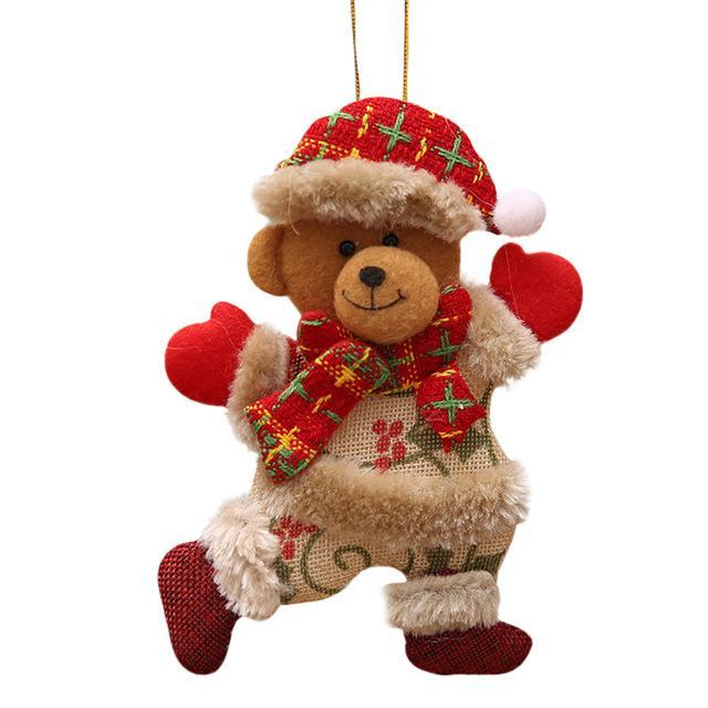 Ornements De Noël Cadeau De Noël Arbre De Bonhomme De Neige Du Père Noël