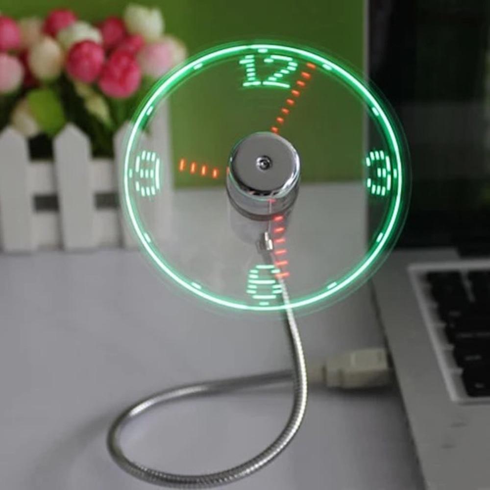 Mini Ventilateur Usb Avec Temps Led