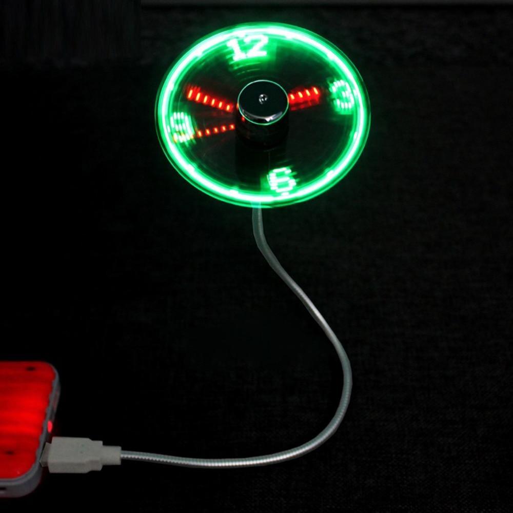 Mini Ventilateur Usb Avec Temps Led