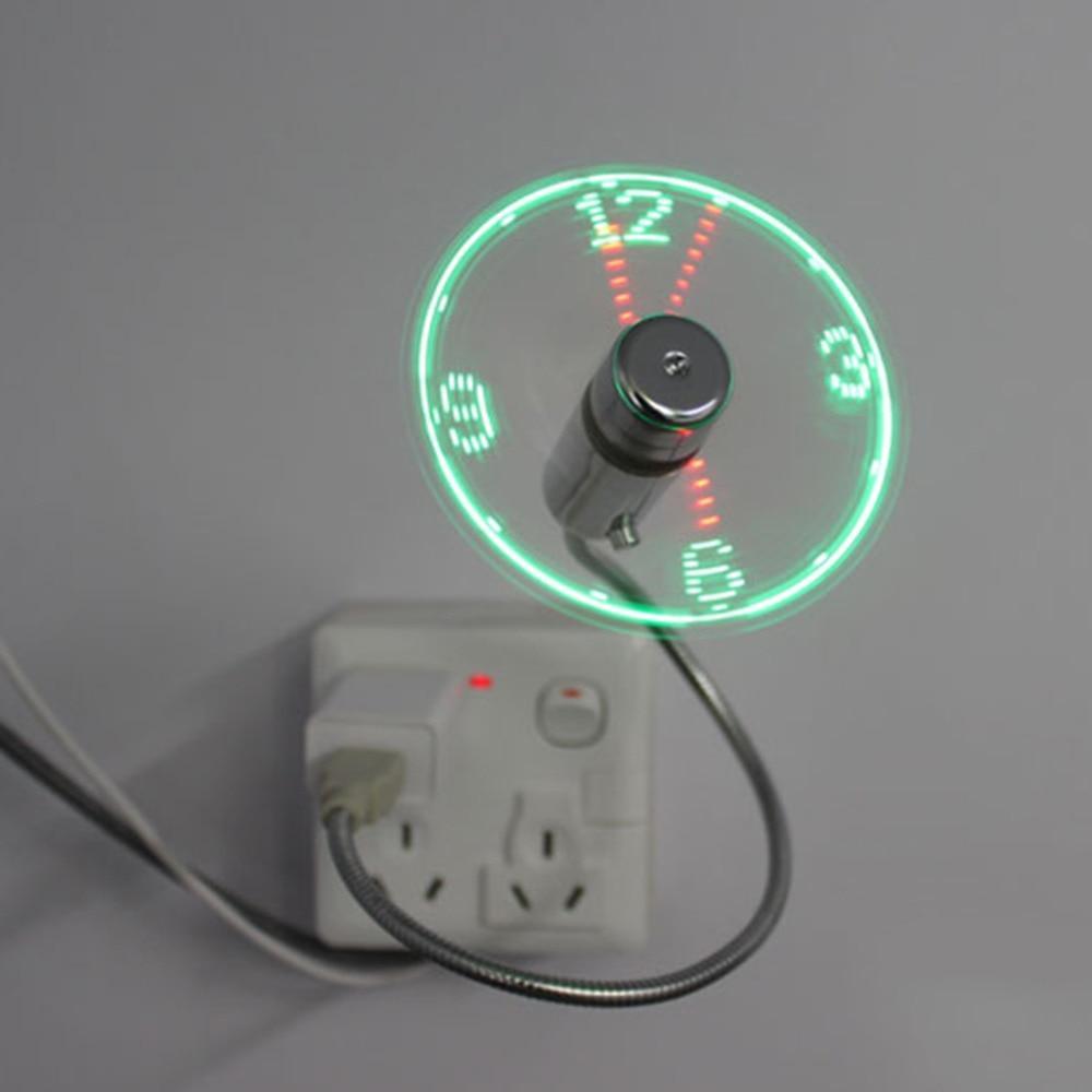 Mini Ventilateur Usb Avec Temps Led