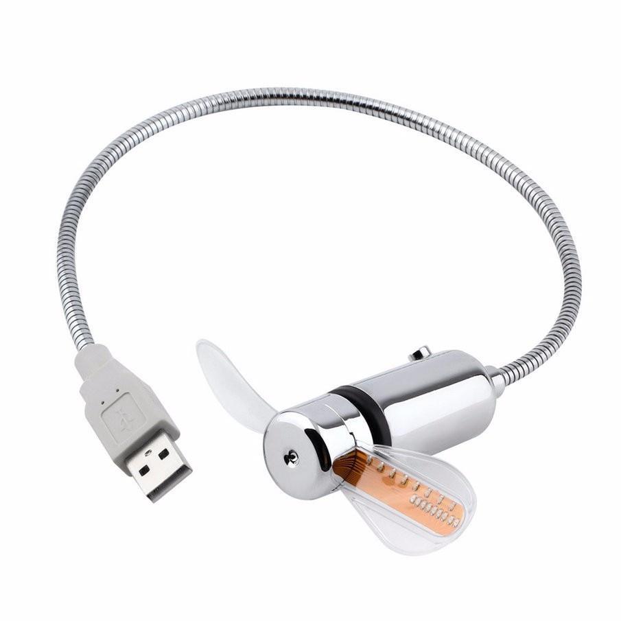 Mini Ventilateur Usb Avec Temps Led