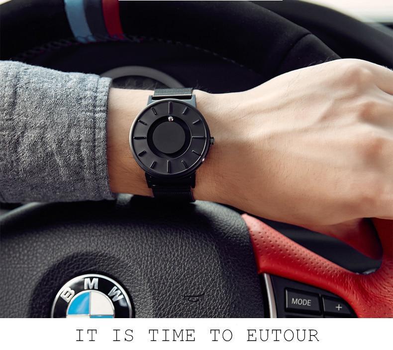 Montre-Bracelet À Roulement Magnétique