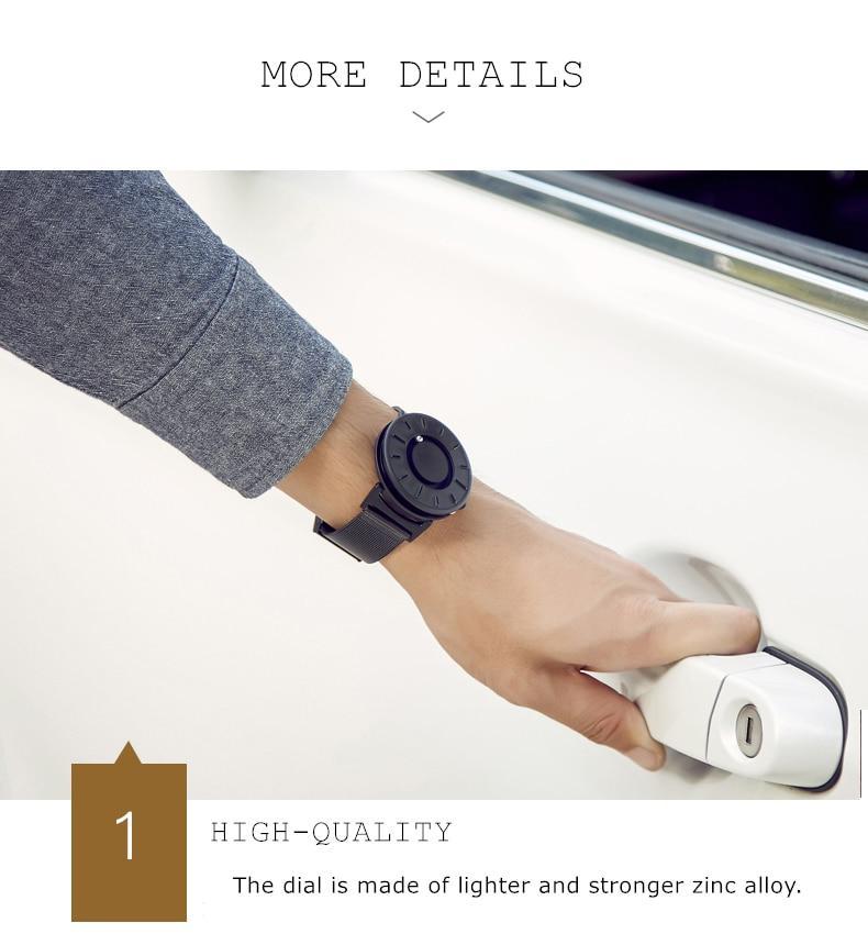 Montre-Bracelet À Roulement Magnétique