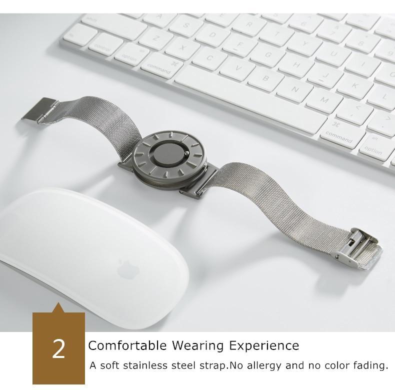 Montre-Bracelet À Roulement Magnétique
