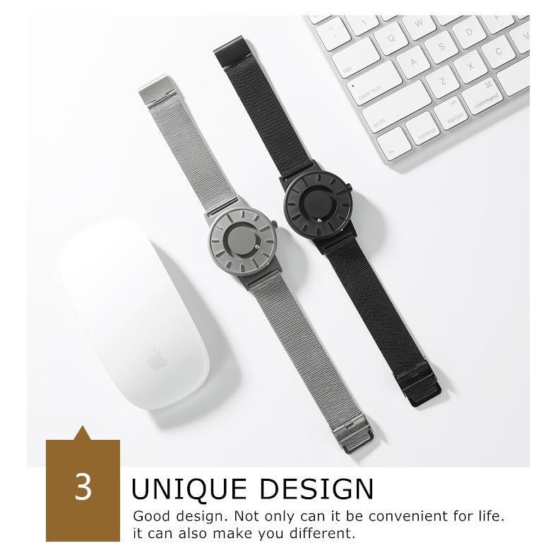 Montre-Bracelet À Roulement Magnétique