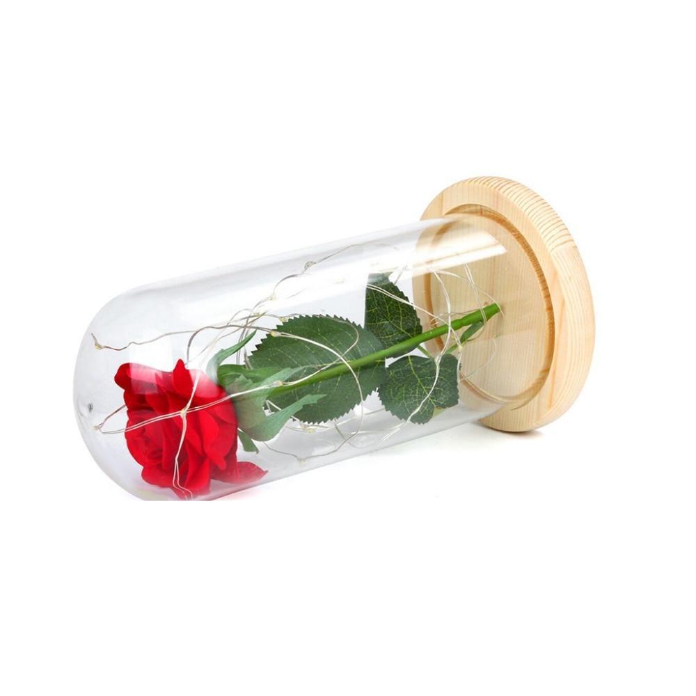 Lampe Led À Fleur De Rose Enchantée