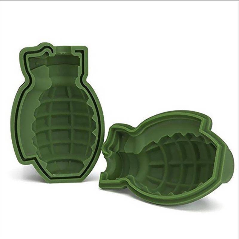 Forme De Grenade Moule De Cube De Glace 3D