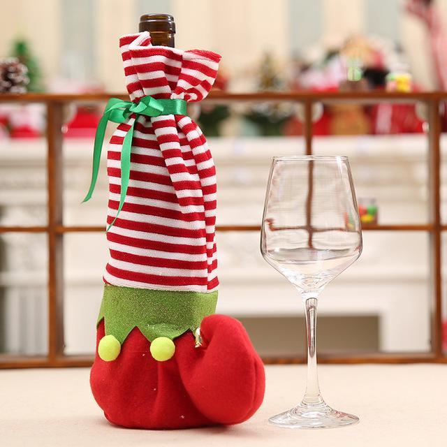 Chaussette De Table Et Chaise Sur Le Thème De Noël
