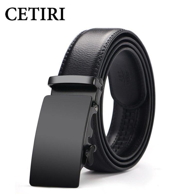 Ceinture En Cuir À Mécanisme De Boucle Réglable Pour Homme