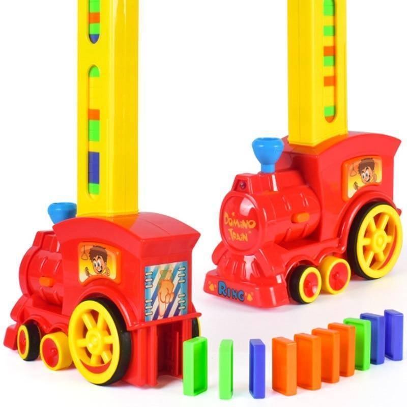 Train De Jouets Automatique De Briques Domino