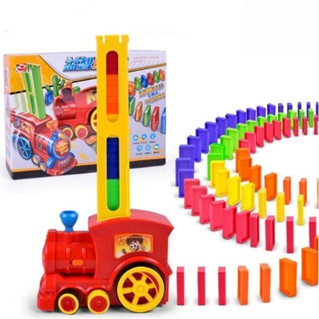 Train De Jouets Automatique De Briques Domino