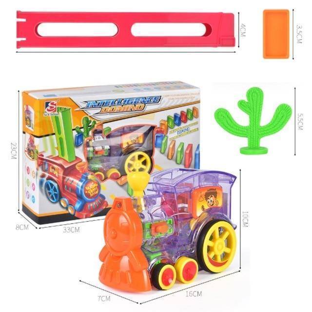 Train De Jouets Automatique De Briques Domino