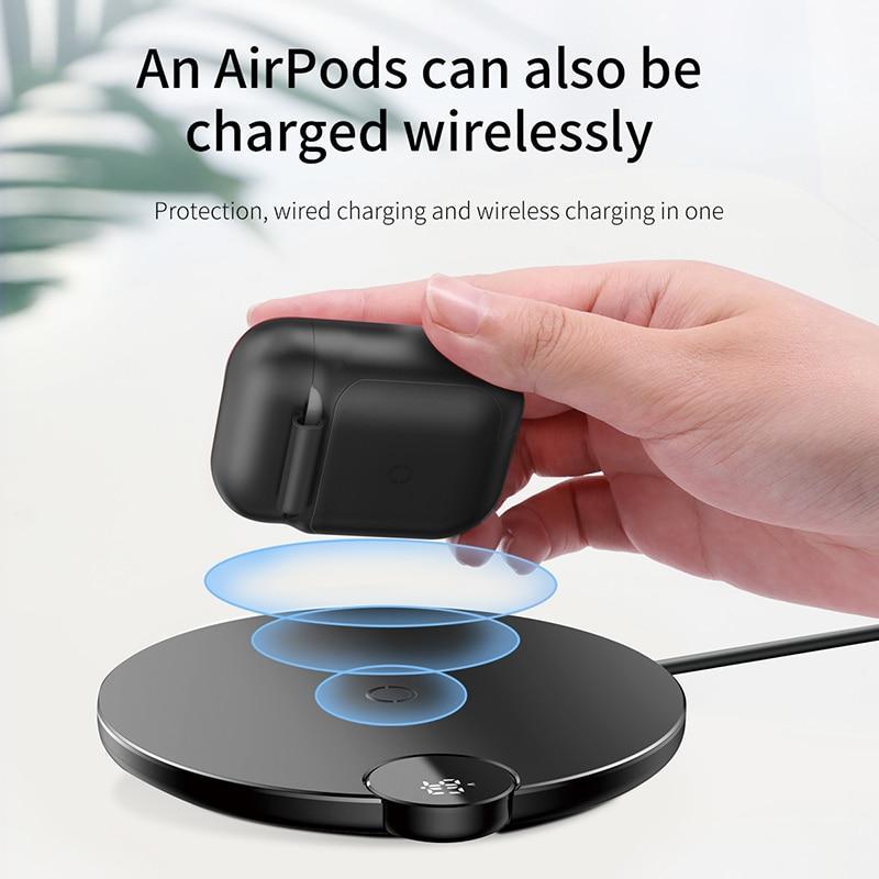 Étui De Chargement Sans Fil Airpods