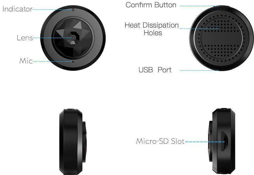 Mini Appareil Photo Wifi Magnétique Avec App App À Smartphone Et Vision De Nuit