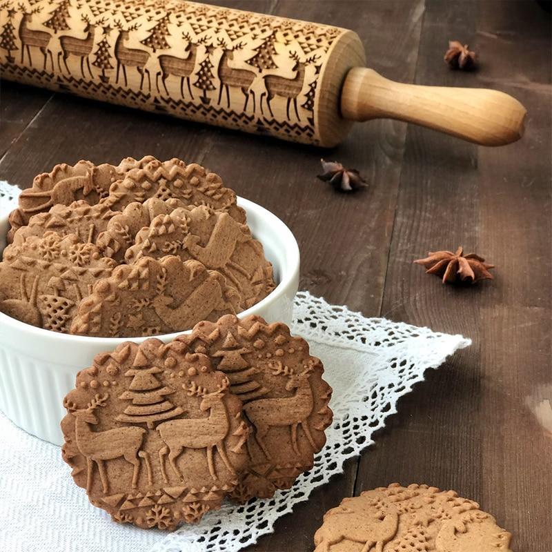 Rouleau À Pâtisserie De Noël