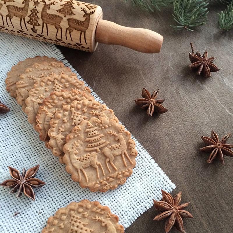 Rouleau À Pâtisserie De Noël