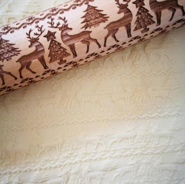 Rouleau À Pâtisserie De Noël