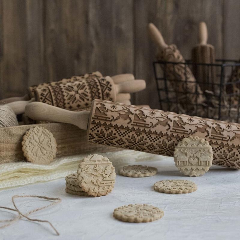 Rouleau À Pâtisserie De Noël