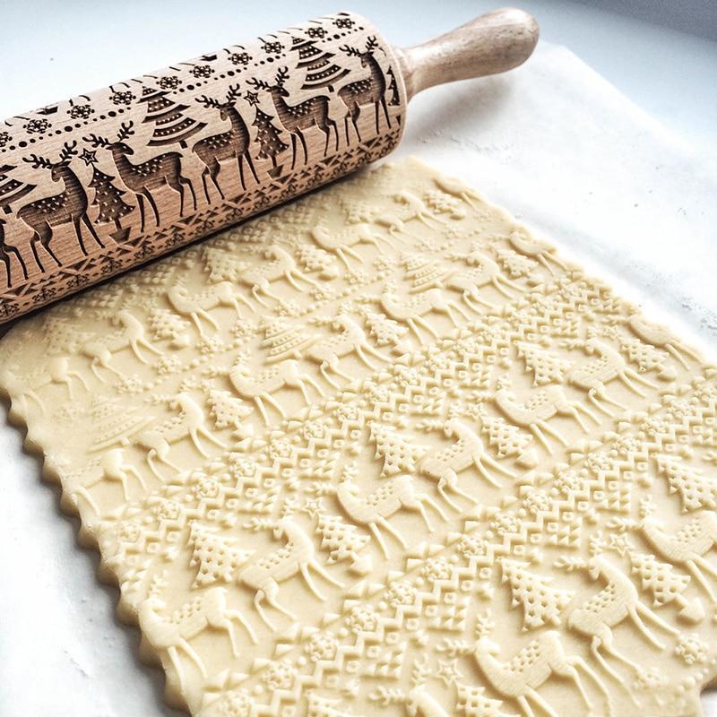 Rouleau À Pâtisserie De Noël