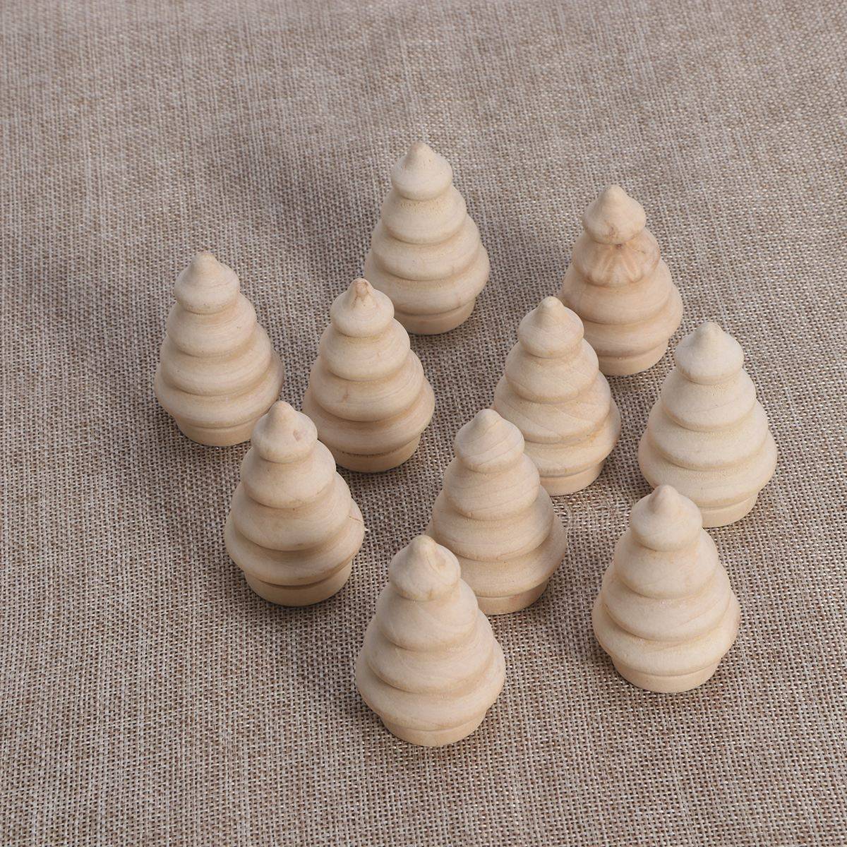 Arbre De Noël En Bois Diy 10Pcs