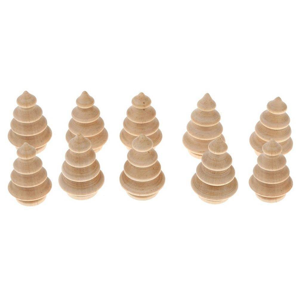 Arbre De Noël En Bois Diy 10Pcs