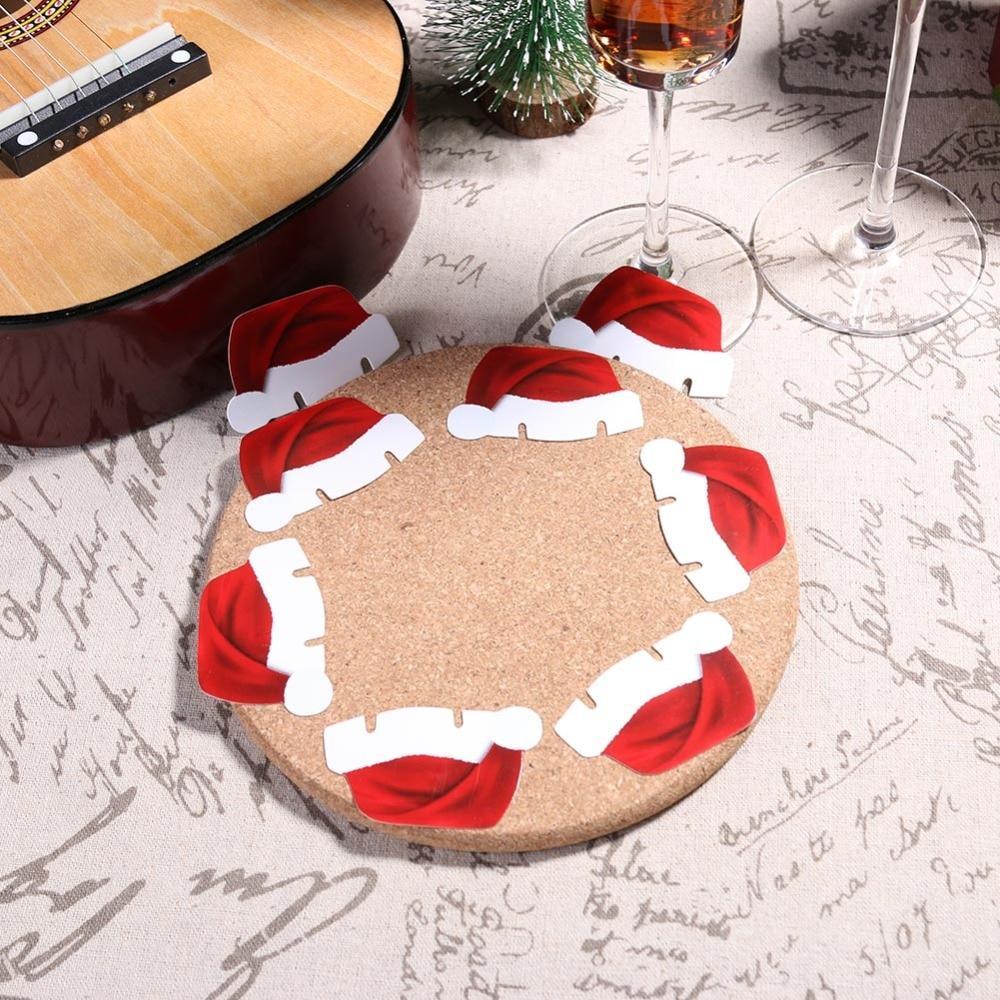 10Pcs/Lot Décorations De Noël Pour Les Cartes De Lieu De Table Maison