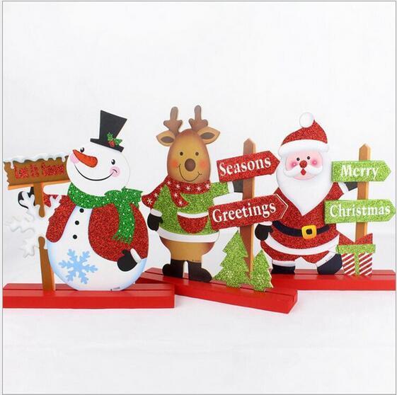 Christams Tree Décoration De Noël Poupée Père Noël Elk Bonhomme De Neige