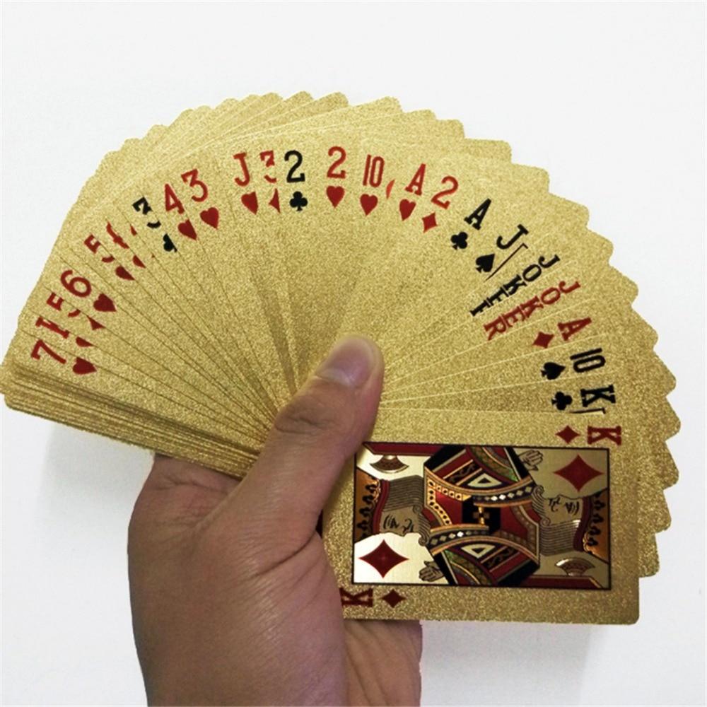 Cartes À Jouer En Or 24 Carats